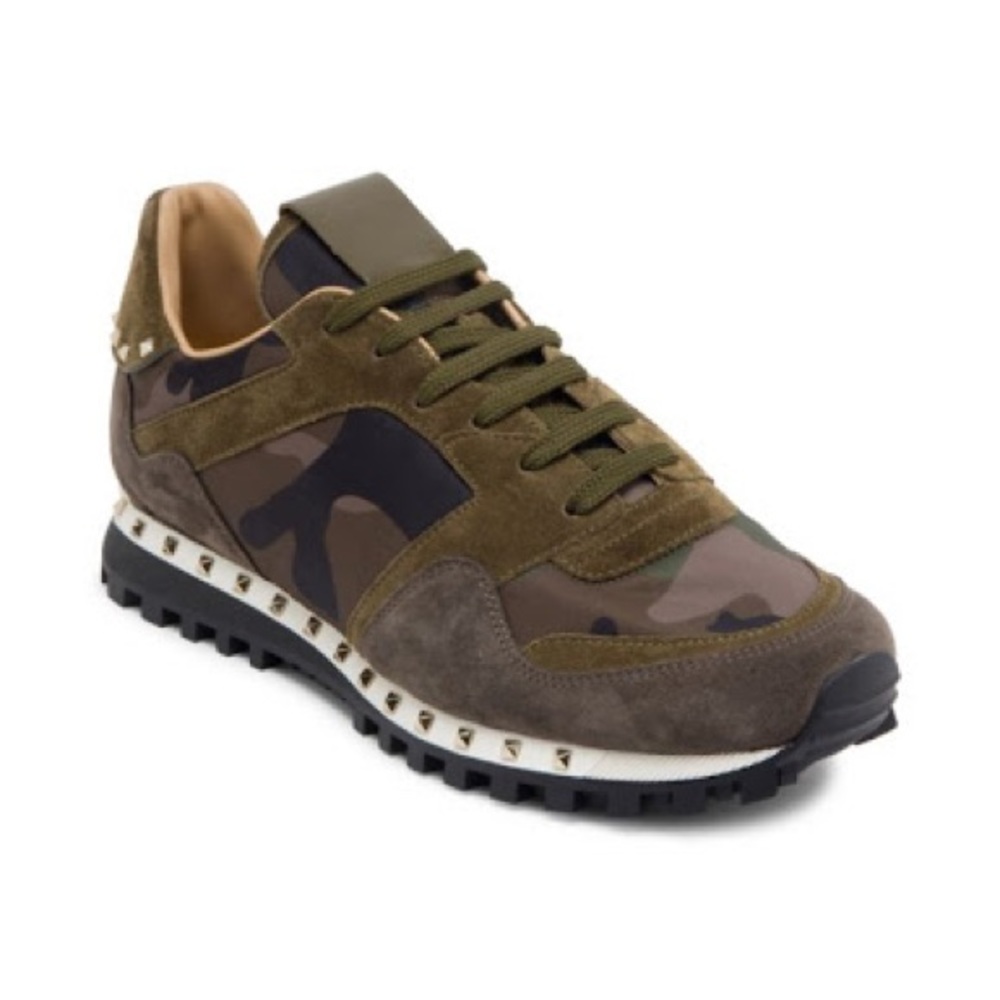Valentino Camouflage studded sneaker